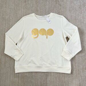 NWT Gap Crewneck Cotton Graphic Sweatshirt L